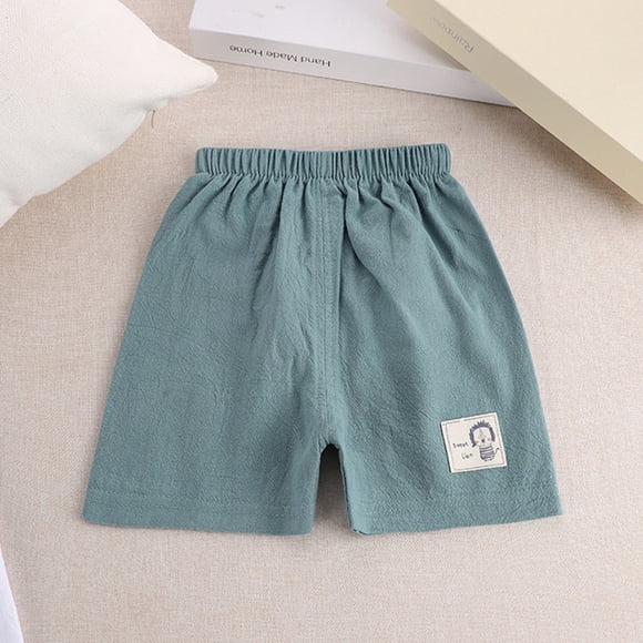 Shorts for Girls Childs Summer Printed Boys And Girls Baby Botton Short Pants Denim Cute Shorts Overalls
