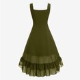 thumbnail image 4 of Mgmyaa Robe Gothique pour Femme Steampunk Vintage Robe Gothique Cintrée Froncée Costume Renaissance Robe Trapèze Fluide Costumes d'Halloween, 4 of 4