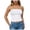 White, variant on AKOEE Tube Top for Women Strapless Slim Fit Soft Stretchy Bandeau Tees Y2k Going Out Blouses (XL, White)