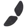thumbnail image 3 of Motorcycle Fuel Tank Traction Pad Protector, Pair of Universal Motorcycle Rubber Tank Pad Side Gas Panels Knee Grip Protector Vintage Universal Knee Grip Decals for Knee Protect, 3 of 7