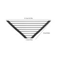 thumbnail image 2 of Triangular Coil Drying Rack Triangular Coil Drying Rack Kitchen Drain Triangular Dish Drying Rack Triangular Dish Drying Rack Sink Angle 304 Stainless Steel, 2 of 8