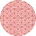 thumbnail image 1 of Ahgly Company Tapis d'Intérieur Ronds Transitionnels Roses Lavables à la Machine, 4 Pieds Rond, 1 of 7
