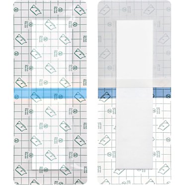 EcoNesxp Convient pour Drap de Genou Imperméable bandage d'Incision 25 Feuilles Imperméable bandage d'Incision protection de Douche Postopératoire Pansement pour Grande Plaie Pansement d'Îlot Adhésif Remplacement de Hanche