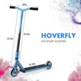 thumbnail image 2 of TOYTEXX HT2 Trottinette Freestyle avec Roues à Noyau en Aluminium et Compression HIC pour Débutants – Bleu, 2 of 6
