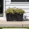thumbnail image 3 of Veradek Pure Series Midori 39" Planter 2 Pack Black, 3 of 11