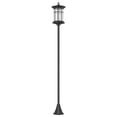 thumbnail image 1 of Outsunny 72" Solar Post Light, IP44 LED Outdoor Street Light, 1 of 10