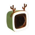thumbnail image 1 of Cartoon Mini Space Heater Fan Portable Air Heater Small Desktop Night Light Heater, 1 of 7