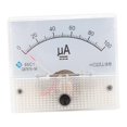 thumbnail image 4 of Analog Panel AMP Current Ammeter Meter 0-100uA DC 0-100uA, 4 of 9