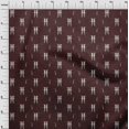 thumbnail image 3 of oneOone Viscose Chiffon Fabric Ikat Style Kasuri Print Fabric By The Yard 42 Inch Wide, 3 of 4