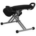 thumbnail image 2 of Ergonomic Kneeling Office Chair with Handles in Black Fabric, 2 of 8