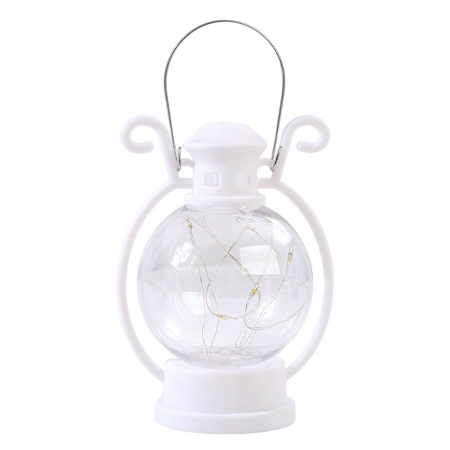 LCXmlly Battery Operated Lantern LED Lantern Vintage Operated Portable Handle Home Decor Flameless Electronic Lamp Night Light Christmas Party