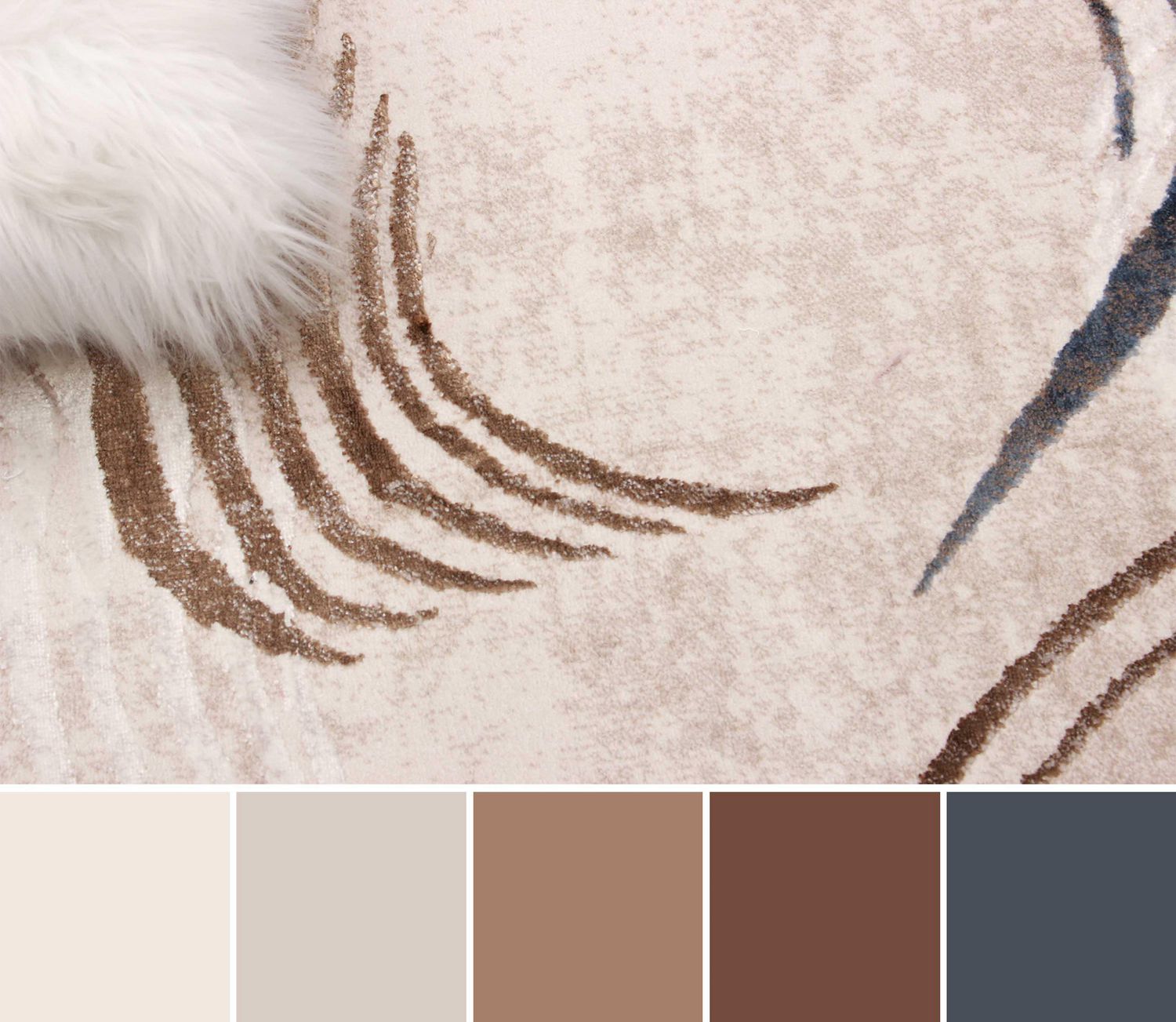 ECARPET Wisp Contemporary/Modern Area Rug for Living Room, Bedroom, Dining Entrance