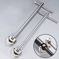 thumbnail image 1 of Basin Wrench, 15 Inch Metal Tool with Solid Steel Handle for Greater Torque, Spring Jaw Design for Secure Grip, Ideal for Plumbing Fixtures and Faucets, 1 of 5