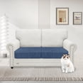thumbnail image 2 of Pieces Couch Cushion Covers for Sectional Sofa Seat Slipcover Stretch Sectional Couch Cover for L Shape Left/Right Chaise with Elastic Bottom ( Seater + Chaise Light ), 2 of 7