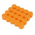 thumbnail image 1 of Unique Bargains 20pcs 17mm Universal Green Silicone Car Wheel Nut Lug Hub Screw Rim Bolt Covers Dust Protection Caps, 1 of 5