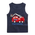 thumbnail image 1 of RXIRUCGD 2025 Vêtements d'Été pour Enfants Chemise de Base à Col Rond Sans Manches pour Garçons, 1 of 2