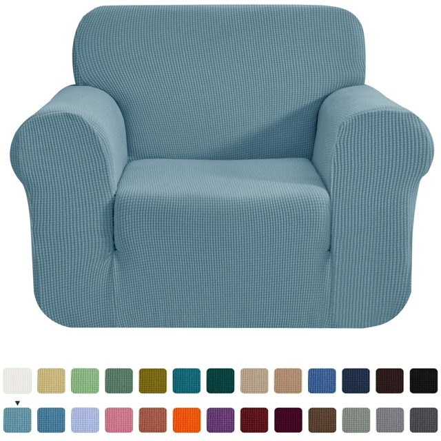 CHUN YI 1-Piece Checks Stretch Sofa Cover Slipcover Couch Cover