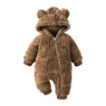 thumbnail image 2 of Cowsor Combinaison en Peluche pour Bébé – à Capuche Imprimée (0-18 m), 2 of 7
