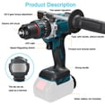 thumbnail image 4 of 13mm Rechargeable Brushless Motor Electric Impact Drill Cordless Electric Screwdriver Multifunctional Electric Drill Handheld Electric Screwdriver Electric Power Tools, 4 of 6