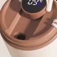 thumbnail image 4 of Binwennn Glasses Kitchen Colors Led Temperature Display Coffee Mug Stainless Steel 450mlStainless Steel Coffee Mug 6h Smart Mug Screen With Lid Keep Cold Warm, 4 of 7
