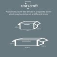 thumbnail image 3 of Storkcraft Long Horn Solid Hardwood Twin Bunk Bed, 3 of 9