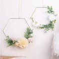thumbnail image 4 of yuksok Gold Metal Dreamcatcher Rings Wreath Macrame Craft Hoops 10cm, 4 of 9