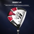 thumbnail image 4 of Ensemble de Clubs de Golf pour Femmes 8 Pcs, Comprend un Conducteur, un Sac avec Support, 3 Couvre-Chefs, Main Droite, Rouge, 4 of 11