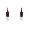 thumbnail image 4 of maskred Pull Cord Light Hanging Bulb Tent Camping Lamp Battery Operated black 5.5x16.5mm 2Set, 4 of 6