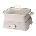thumbnail image 3 of GROWTH TANK Electric Hot Pot 3.2L Removable Multiuse Adjustable Electric Shabu Shabu Pot, 3 of 8