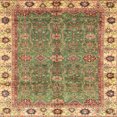 thumbnail image 1 of Ahgly Company Indoor Square Abstract Red Oriental Area Rugs, 3' Square, 1 of 6