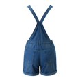 thumbnail image 5 of Kcodviy Salopette en Denim pour Femmes et Combinaison pour Femmes, Salopettes en Denim Lavé, Combinaison Décontractée pour Femmes, Salopette en Tissu, Combinaison pour Femmes à Col Roulé à Manches Longues, 5 of 5