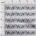 thumbnail image 1 of oneOone Cotton Flex Fabric Leaves & Floral Block Printed Craft Fabric BTY 40 Inch Wide, 1 of 4