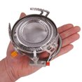 thumbnail image 2 of Réchaud à Gaz de Camping à Brûleur en Acier, Mini Réchaud Carré Portable d'Extérieur, Four Coupe-Vent, Brûleur, Accessoire de Randonnée et de Backpacking, 2 of 10