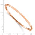 thumbnail image 2 of 14K Rose Gold Polished Hinged Bangle Bracelet, 2 of 2