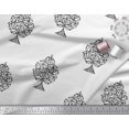 thumbnail image 3 of Soimoi Polyester Crepe Fabric Tree Block Printed Fabric 1 Yard 42 Inch Wide, 3 of 3