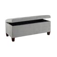 thumbnail image 4 of Pouf de rangement pour chaussures Charlotte gris, 4 of 9