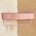 thumbnail image 4 of TIELUTT Bathroom Shower Caddy Shelf Corner Bath Wall Mount Rack Storage Holder Beach Towels Oversized Towels for Bathroom Large Heated Towel Rack Bathroom Shelves Bathroom Storage Cabinet over Toilet, 4 of 6