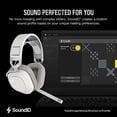 thumbnail image 4 of CORSAIR HS80 MAX Casque de Jeu Sans Fil Multiplateforme avec Bluetooth - Dolby Atmos - Microphone de Qualité Diffusion - Compatible iCUE - PC, Mac, PS5, PS4, Mobile - Blanc, 4 of 9