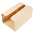 thumbnail image 4 of 1Pc Wall-mounted Desk Toilet Tissue Holder Kitchen Paper Container Plastic Garbage Bag Storage Box Napkin Organiser for Office Home (Apricot), 4 of 9