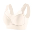 thumbnail image 4 of Hjtefg Plus Size Strap Bra - Wireless Side-Support Bralette, Adjustable Lift & Comfort,Color: T3-White Size: 5XL, 4 of 5