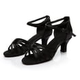 thumbnail image 2 of Womens Color Fashion Rumba Waltz Prom Ballroom Latin Salsa Dance Shoes Sandals, 2 of 8