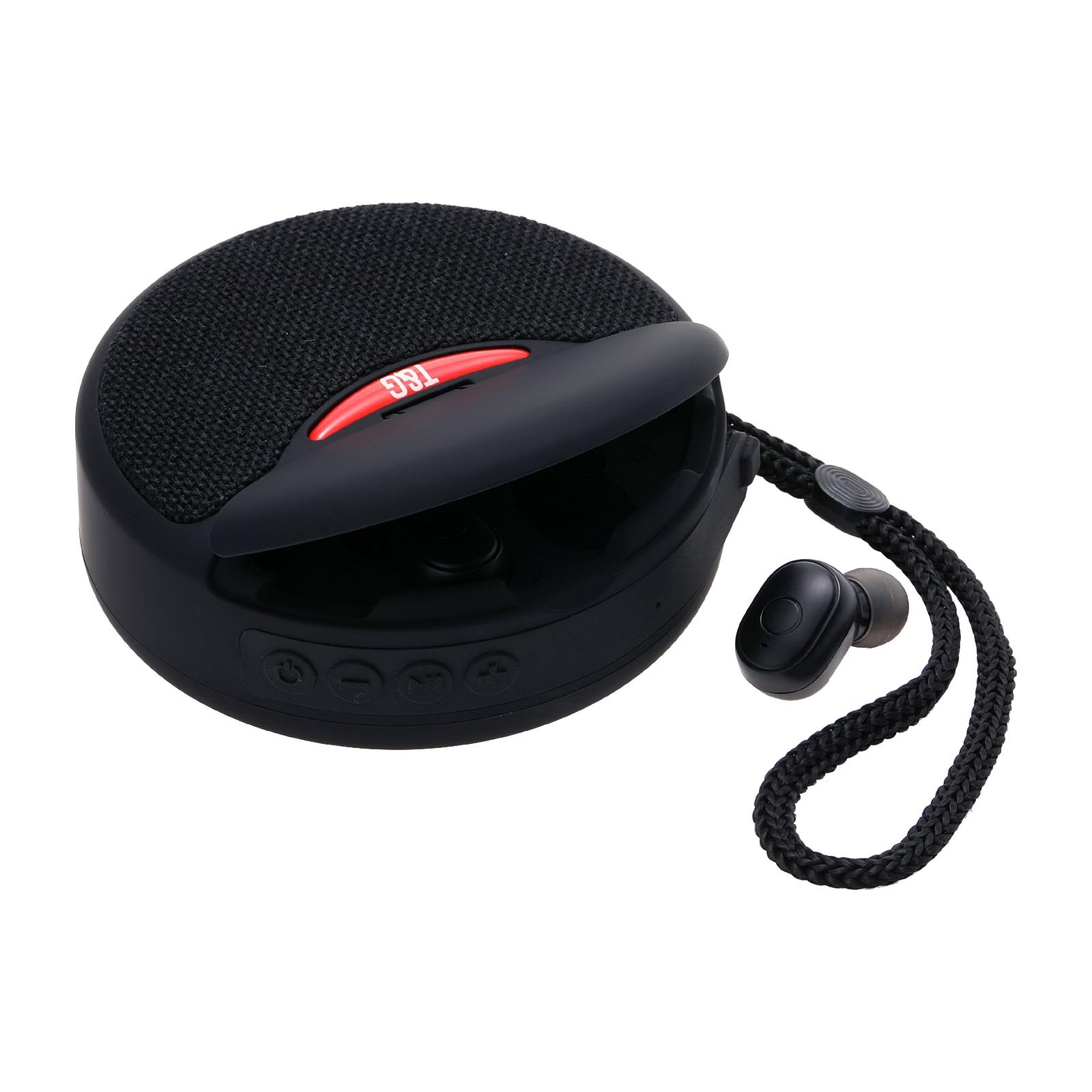 DZCPSCZG Mini Wireless Bluetooth Speaker Wireless Earphone Two-in-One Stereo Hands-Free Earbuds