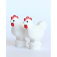 thumbnail image 1 of LEGO City - 2 White Chickens - Farm Animals, 1 of 1