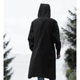 thumbnail image 3 of Imperméable Réutilisable Femmes Hommes Poncho Séchage Rapide Adulte Randonnée Vêtement de Pluie Capuche Imperméable Vêtement de Pluie L, 3 of 9
