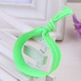 thumbnail image 4 of Hair Ring Seamless High Elasticity Knotted Adjustable Ponytail Holder Colorful Hairs Rope Scrunchies Accessories Multi Color Fruit Green, 4 of 7