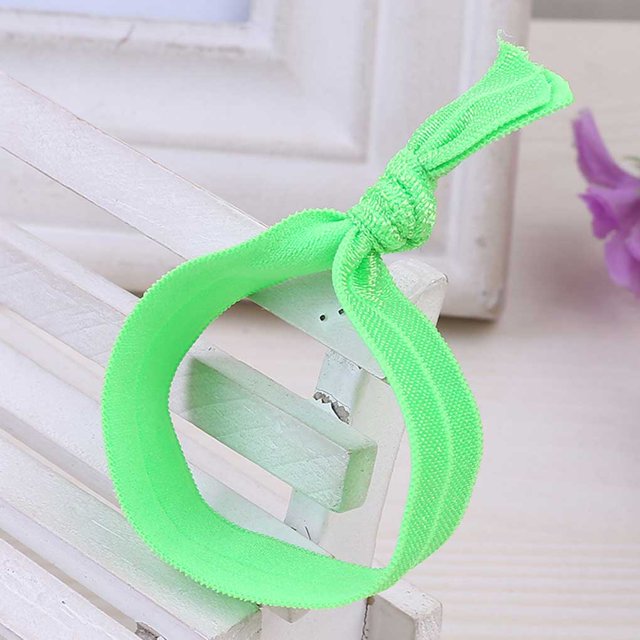 Hair Ring Seamless High Elasticity Knotted Adjustable Ponytail Holder Colorful Hairs Rope Scrunchies Accessories Multi Color Fruit Green