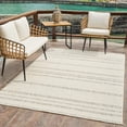 thumbnail image 2 of Rug Branch Maise Abstract Indoor Outdoor Area Rug, Cream Beige, Modern - Entryway, Hallway, Bathroom, and Kitchen, 2 of 9