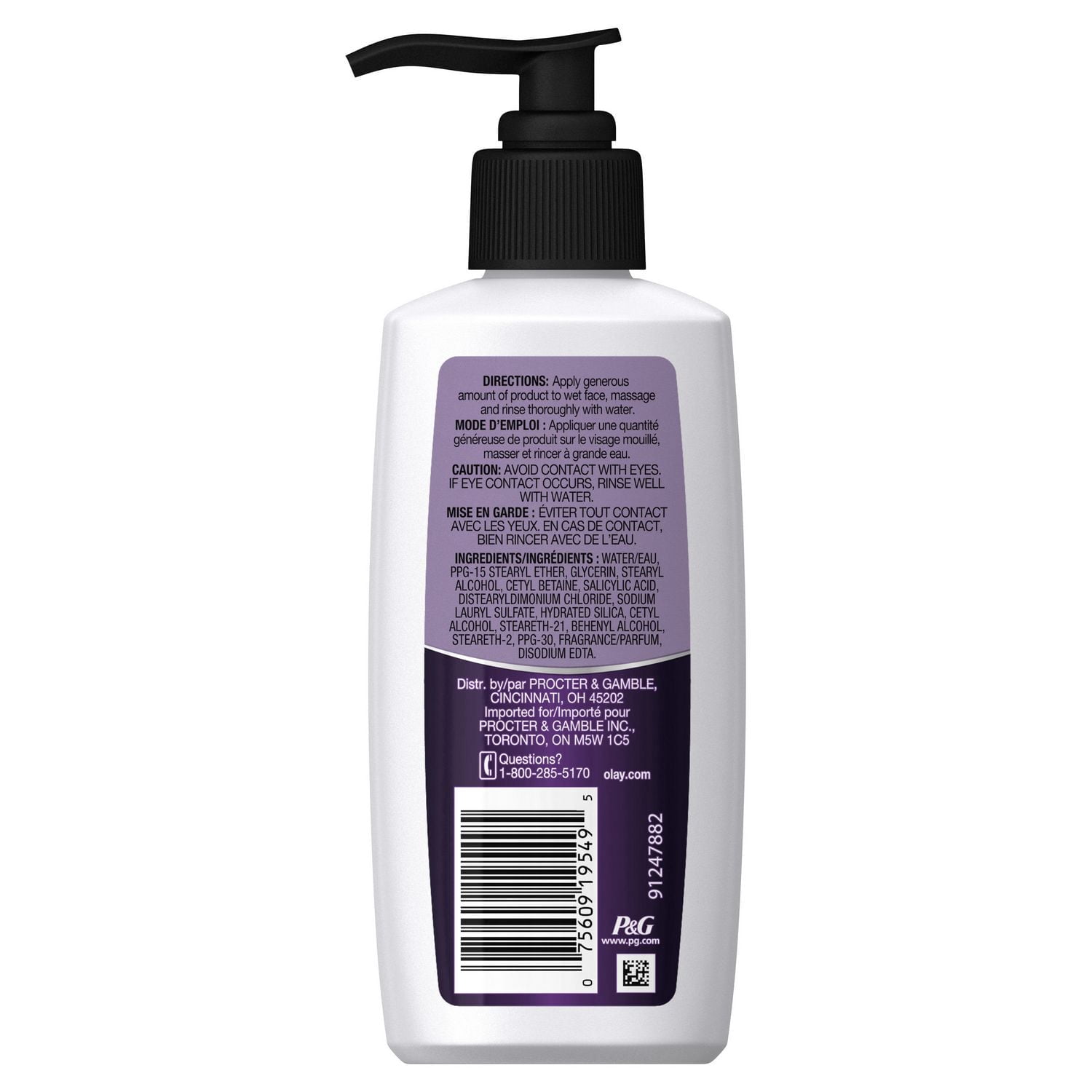 Nettoyant Pour Le Visage Olay Défi Au Temps, Nettoyant Pour Le Visage Classique, 200 mL