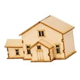 thumbnail image 4 of TISHITA 1:60 Scale Decor Miniature House Model for Gift Teens Adults Micro Landscape Style E, 4 of 8