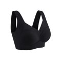 thumbnail image 2 of relayinert Wireless Push-Up Comfortable Bra Posture And Enjoy Wire Free No Back Fat Wide Applications black 6XL, 2 of 6